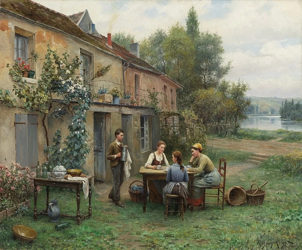 Caffè in giardino